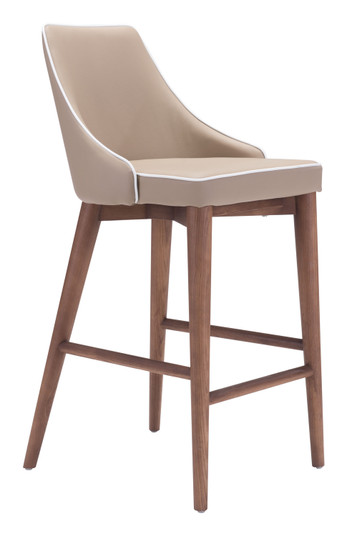 Moor Counter Chair in Beige, Brown (339|100279)