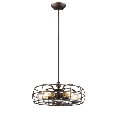 Five Light Pendant in Rubbed Bronze (59|3425-RBZ)