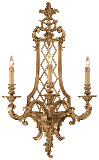 Metropolitan Three Light Wall Sconce in Renaissance Gold (29|N9803)