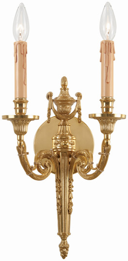 Metropolitan Two Light Wall Sconce in French Gold (29|N9789)