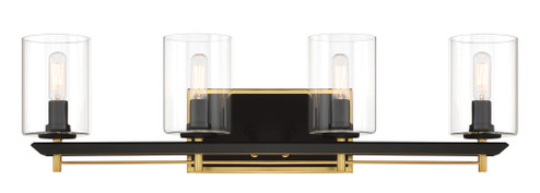 Sable Point Four Light Bath Bar in Sand Coal With Honey Gold Acce (29|N1854-707)