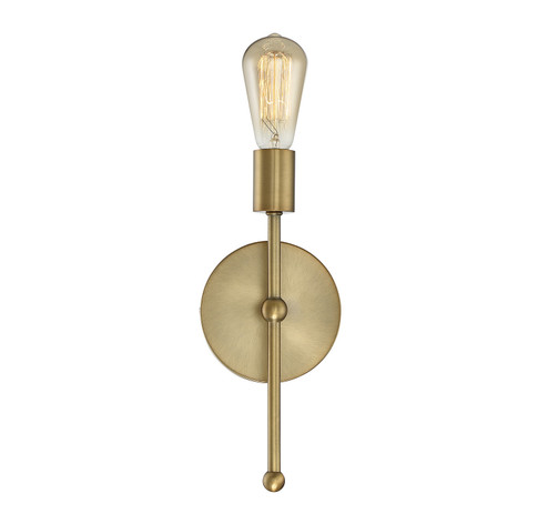 Mscon One Light Wall Sconce in Natural Brass (446|M90005-322)