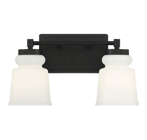 Two Light Bathroom Vanity Light in Matte Black (446|M80057MBK)