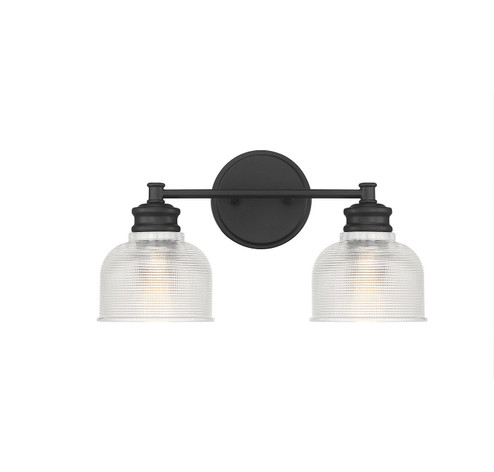 Mbath Two Light Bathroom Vanity Light in Matte Black (446|M80034MBK)