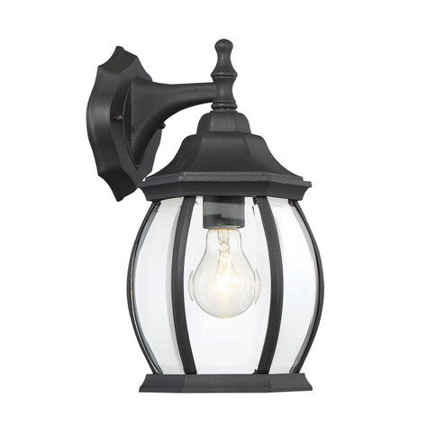 One Light Outdoor Wall Sconce in Black (446|M50053BK)
