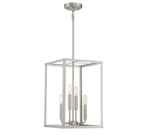 Four Light Pendant in Brushed Nickel (446|M30008BN)