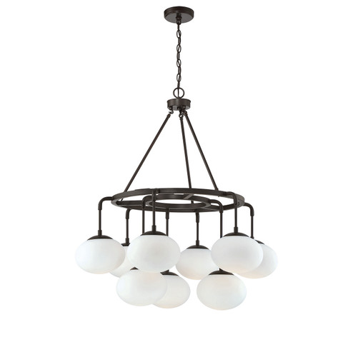 Nine Light Chandelier in Oil Rubbed Bronze (446|M10098ORB)