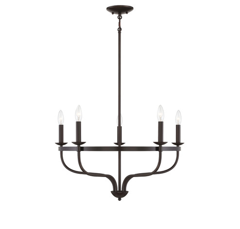 Five Light Chandelier in Oil Rubbed Bronze (446|M10087ORB)