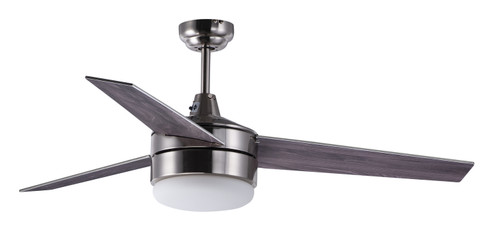 Trio 52''Ceiling Fan in Satin Nickel / Black (16|89909FTSNBK)