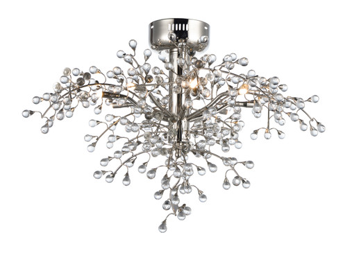 Cluster LED Semi-Flush Mount in Polished Nickel (16|38502CLPN)