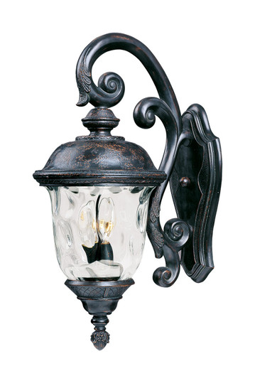 Carriage House DC Three Light Outdoor Wall Lantern in Oriental Bronze (16|3497WGOB)