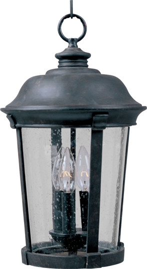 Dover DC Three Light Outdoor Hanging Lantern in Bronze (16|3029CDBZ)