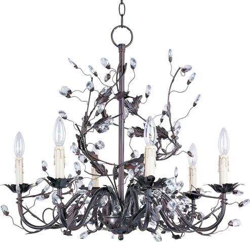 Elegante Six Light Chandelier in Oil Rubbed Bronze (16|2851OI)