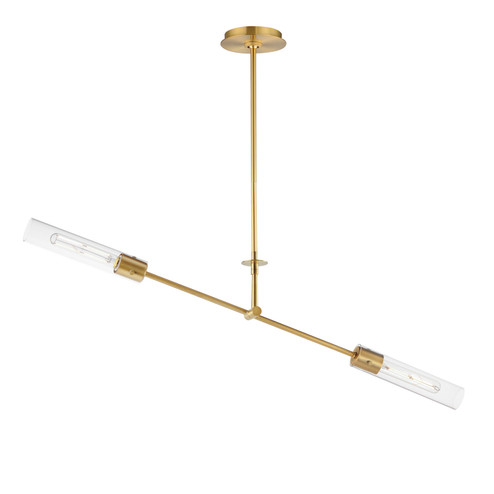 Equilibrium LED Pendant in Natural Aged Brass (16|26372CLNAB)