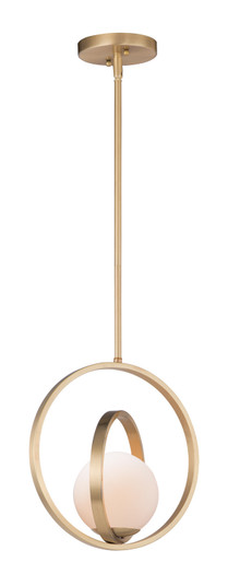 Coronet One Light Pendant in Satin Brass (16|26052SWSBR)