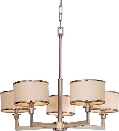 Nexus Five Light Chandelier in Satin Nickel (16|12055WTSN)