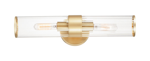 Crosby Two Light Wall Sconce in Satin Brass (16|11472CRSBR)
