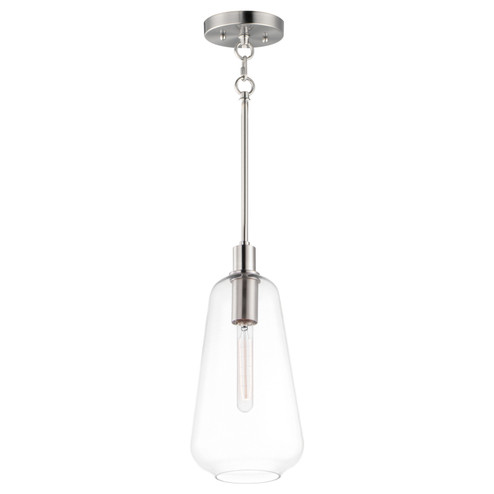 Babylon One Light Pendant in Satin Nickel (16|11114CLSN)