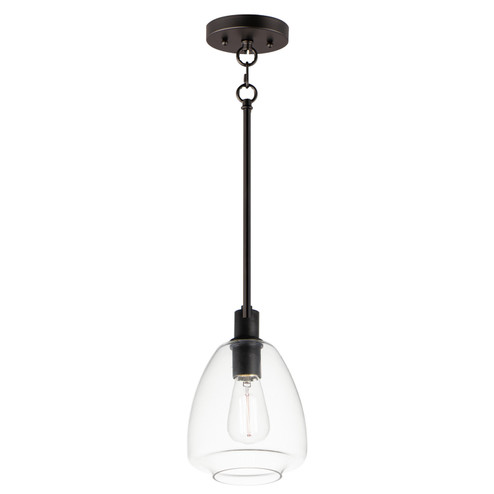 Babylon One Light Pendant in Black (16|11112CLBK)