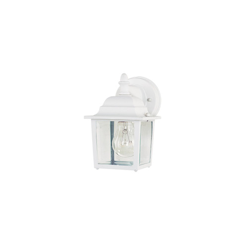 Builder Cast One Light Outdoor Wall Lantern in White (16|1025WT)