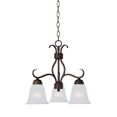 Basix Three Light Chandelier in Oil Rubbed Bronze (16|10122FTOI)