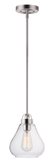Dianne One Light Pendant in Satin Nickel (16|10091CLSN)
