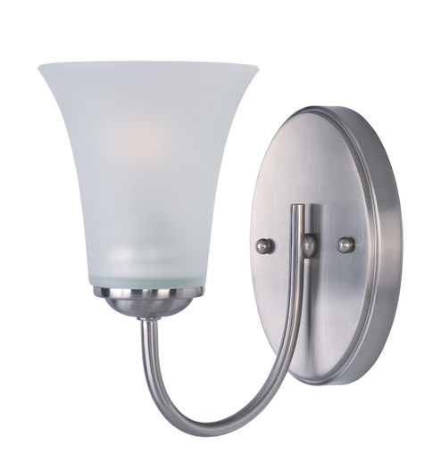 Logan One Light Bath Vanity in Satin Nickel (16|10051FTSN)