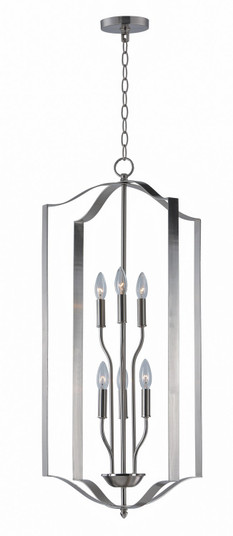 Provident Six Light Chandelier in Satin Nickel (16|10038SN)