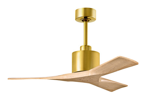 Nan 42'' Ceiling Fan in Brushed Brass (101|NK-BRBR-LM-42)