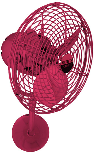 Michelle Parede 19'' Wall Fan in Rubi (101|MP-RED-MTL)
