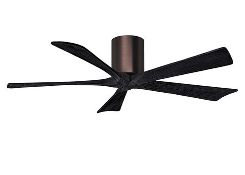 Irene-5H 52''Ceiling Fan in Brushed Bronze (101|IR5H-BB-BK-52)