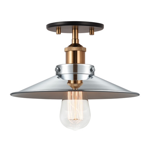 Bulstrode'S Workshop One Light Ceiling Mount in Aged Gold Brass (423|X46111AGCH)