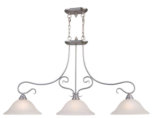 Coronado Three Light Island Pendant in Brushed Nickel (107|6108-91)