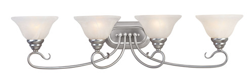 Coronado Four Light Bath Vanity in Brushed Nickel (107|6104-91)