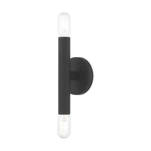 Copenhagen Two Light Wall Sconce in Black (107|51132-04)