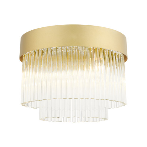 Norwich Four Light Flush Mount in Soft Gold (107|49827-33)