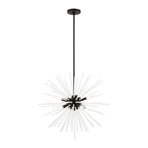 Uptown Eight Light Chandelier in Black (107|48826-04)