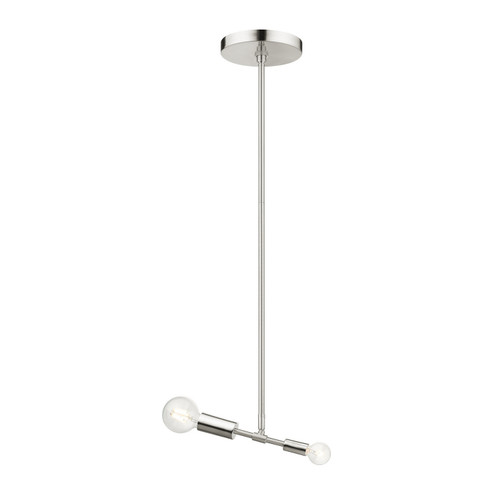 Blairwood One Light Pendant in Brushed Nickel w/ Polished Nickels (107|46432-91)