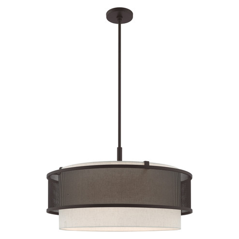 Braddock Five Light Pendant in Bronze (107|41206-07)