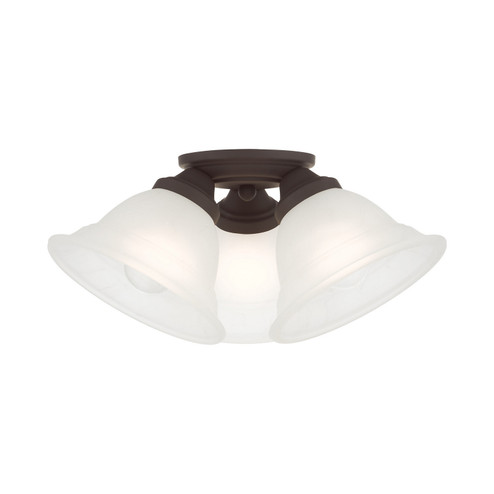 Wynnewood Three Light Flush Mount in Bronze (107|40727-07)