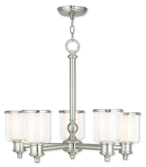 Middlebush Five Light Chandelier in Brushed Nickel (107|40205-91)