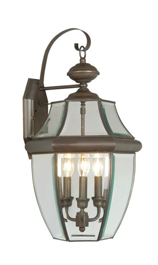 Monterey Three Light Outdoor Wall Lantern in Bronze (107|2351-07)