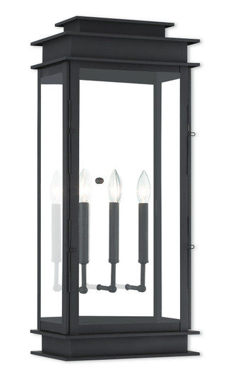 Princeton Three Light Outdoor Wall Lantern in Bronze w/ Polished Chrome Stainless Steel (107|20208-07)