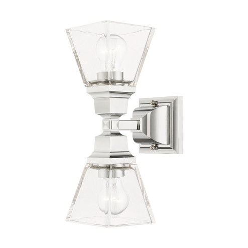 Mission Two Light Wall Sconce in Polished Chrome (107|17178-05)