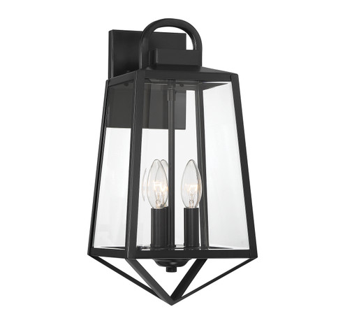 Inglewood Three Light Outdoor Wall Lantern in Black (159|V6-L5-6201-BK)