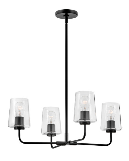 Kline LED Chandelier in Black (531|83454BK)