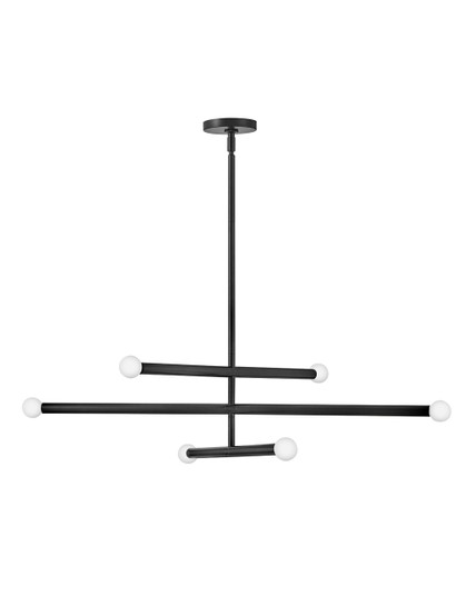 Millie LED Chandelier in Black (531|83195BK)