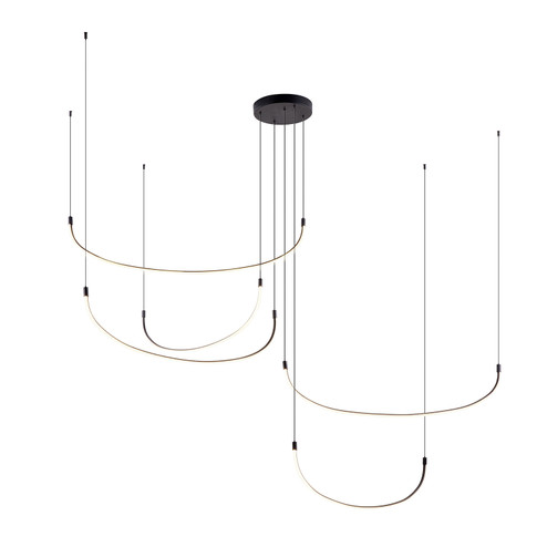 Talis LED Pendant in Black (347|MP89590-BK)