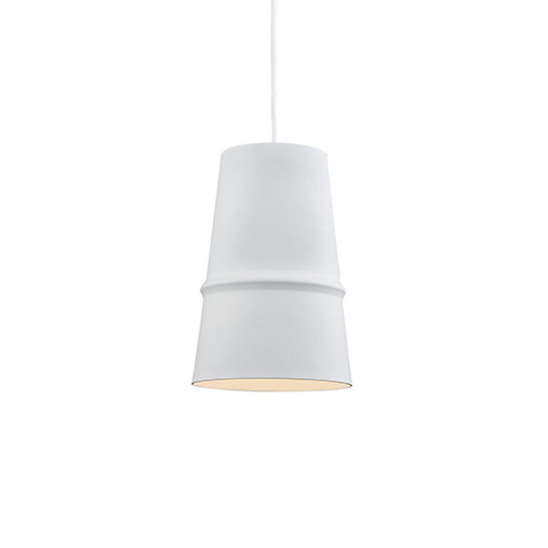 Castor One Light Pendant in White (347|492208-WH)