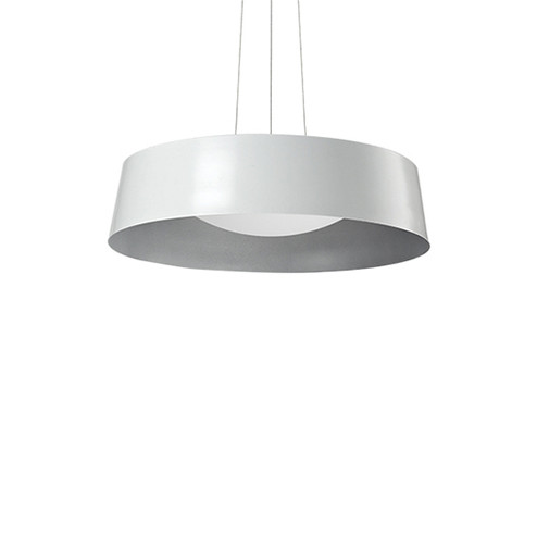 Sampson LED Pendant in White (347|401207WH-LED)